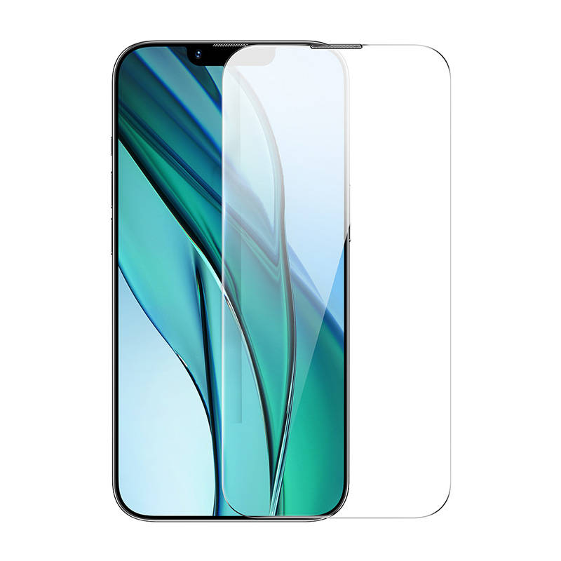 Baseus Crystal Tempered Glass otporan na udarce i prašinu 0,3 mm za iPhone 14 Plus/13 Pro Max (2kom) (paket od 5 komada)