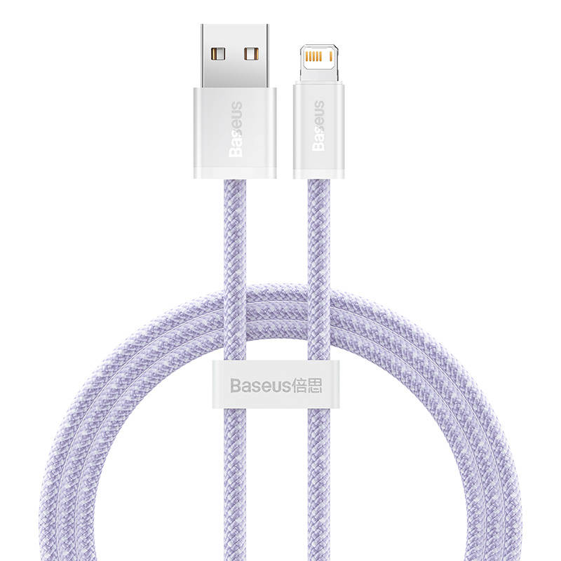 USB kabel za Lightning Baseus Dynamic 2 Series, 2.4A, 1m (ljubičasti)