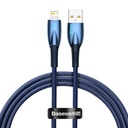 USB kabel za Lightning Baseus Glimmer Series, 2.4A, 1m (plavi) (paket od 5 komada)