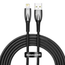 USB kabel za Lightning Baseus Glimmer Series, 2.4A, 2m (crni) (paket od 5 komada)