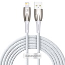 USB kabel za Lightning Baseus Glimmer Series, 2.4A, 2m (bijeli)