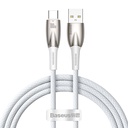 USB kabel za USB-C Baseus Glimmer Series, 100W, 1m (bijeli)