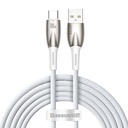 USB kabel za USB-C Baseus Glimmer Series, 100W, 2m (bijeli)