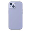 Baseus Liquid Silica Gel Case za iPhone 14 (lavanda)+ kaljeno staklo + set za čišćenje