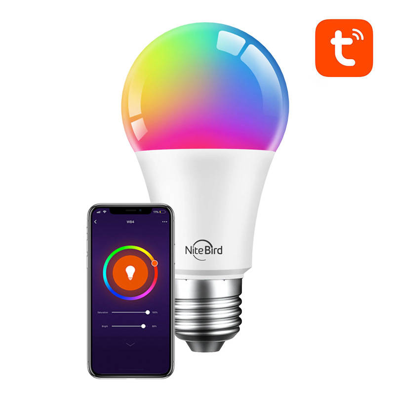 Pametna žarulja LED NiteBird WB4 (RGB) E27 Tuya