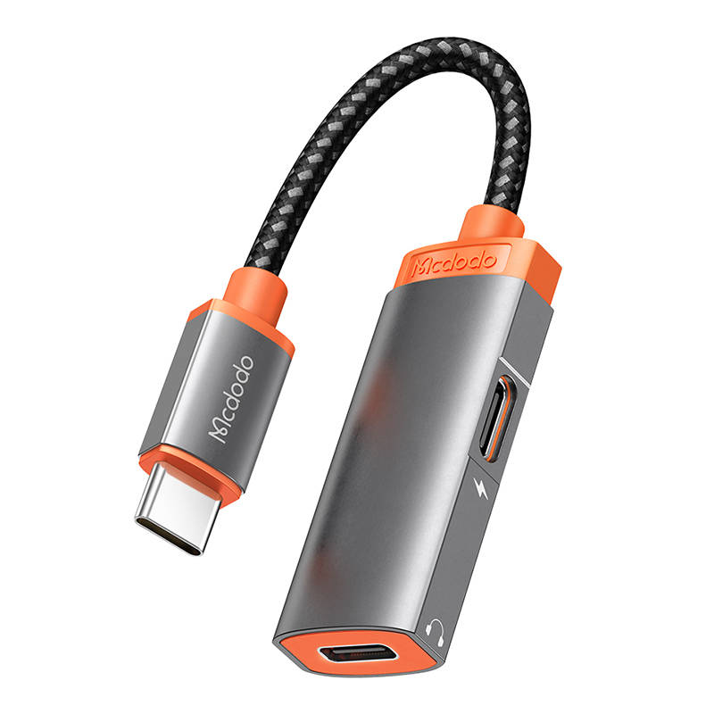 Adapter USB-C na 2x USB-C Mcdodo CA-0520, PD 60W (crni)