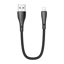 USB na Lightning kabel, Mcdodo CA-7440, 0,2 m (crni) (paket od 5 komada)