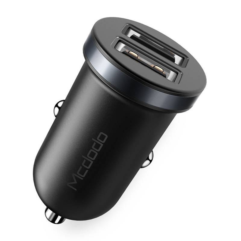 Auto punjač Mcdodo CC-6601, 2x USB, 2.4A (crni)