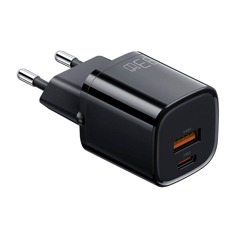 Punjač Mcdodo Nano GaN CH-0151, USB + USB-C, 33W (crni)