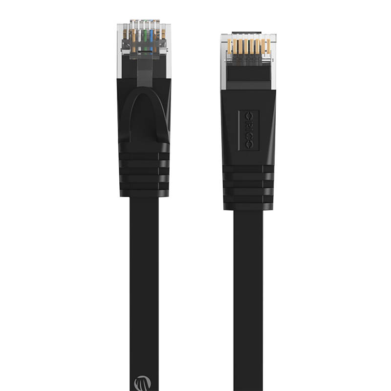 Orico RJ45 Cat.6 Flat Ethernet mrežni kabel 2m (crni)