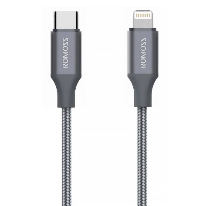 USB-C na Lightning kabel Romoss CB1737, 27W, 1m (sivo)