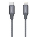 USB-C na Lightning kabel Romoss CB1737, 27W, 1m (sivo)