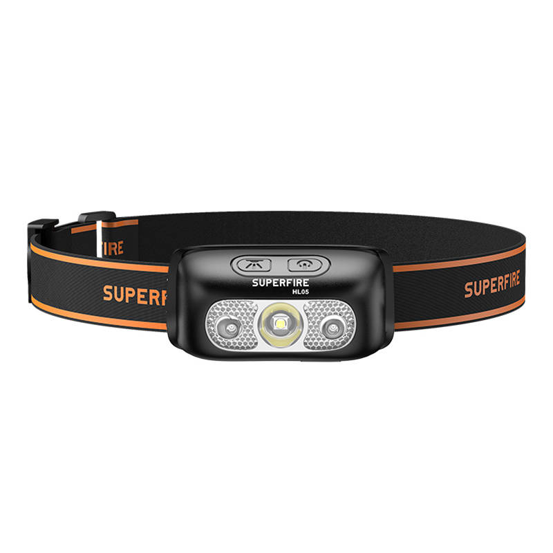 Naglavna svjetiljka Superfire HL05-E, 120lm, USB