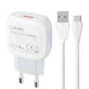 Zidni punjač LDNIO A1306Q 18W + USB-C kabel