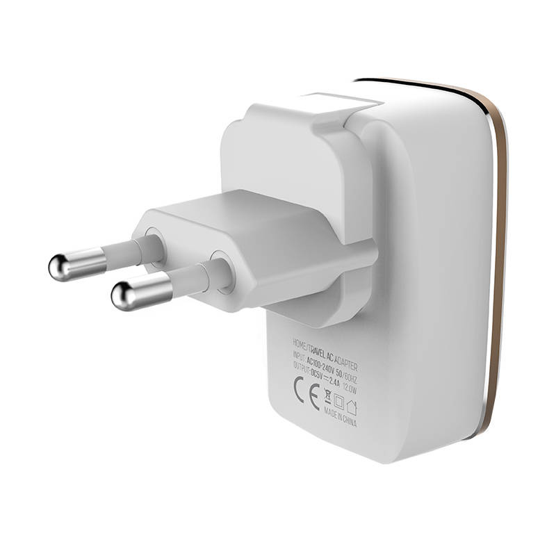 Zidni punjač LDNIO A2204 2USB + USB-C kabel