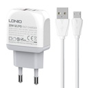 Zidni punjač LDNIO A2316C USB, USB-C + MicroUSB kabel