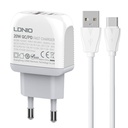 Zidni punjač LDNIO A2316C USB, USB-C + USB-C kabel