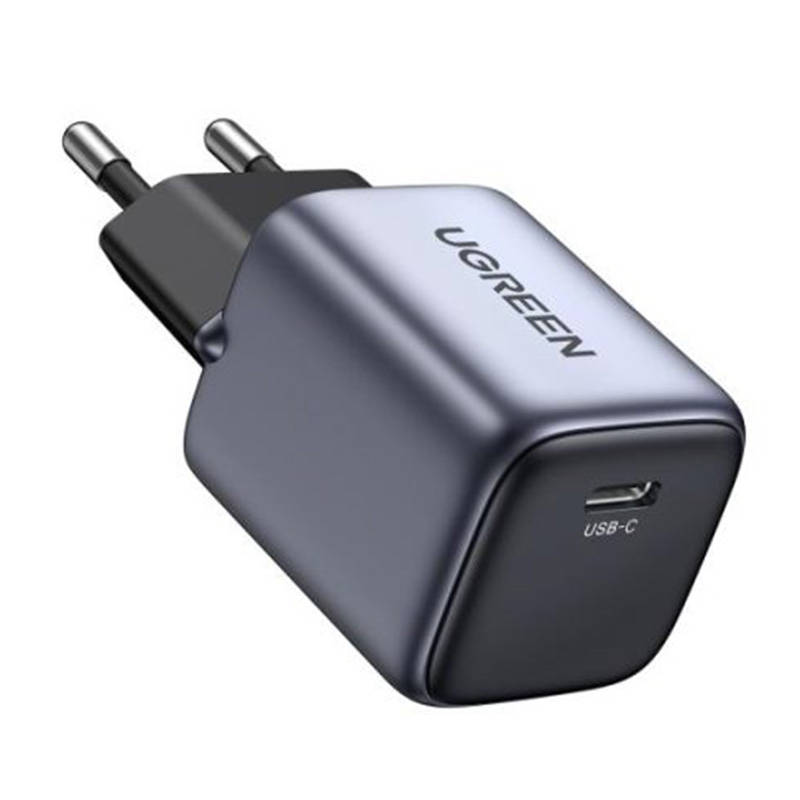 Brzi punjač UGREEN USB-C GaN 30W (Space Gray)