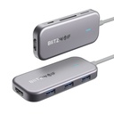 7u1 Blitzwolf BW-TH5 Hub USB-C na 3xUSB 3.0, HDMI, USB-C PD, SD, microSD