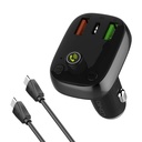 LDNIO Bluetooth C704Q 2USB, USB-C odašiljač FM + USB-C - USB-C kabel