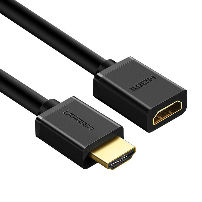 HDMI kabel UGREEN muški na ženski 3m (crni)