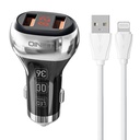 LDNIO C2 2USB auto punjač + Lightning kabel (paket od 5 komada)