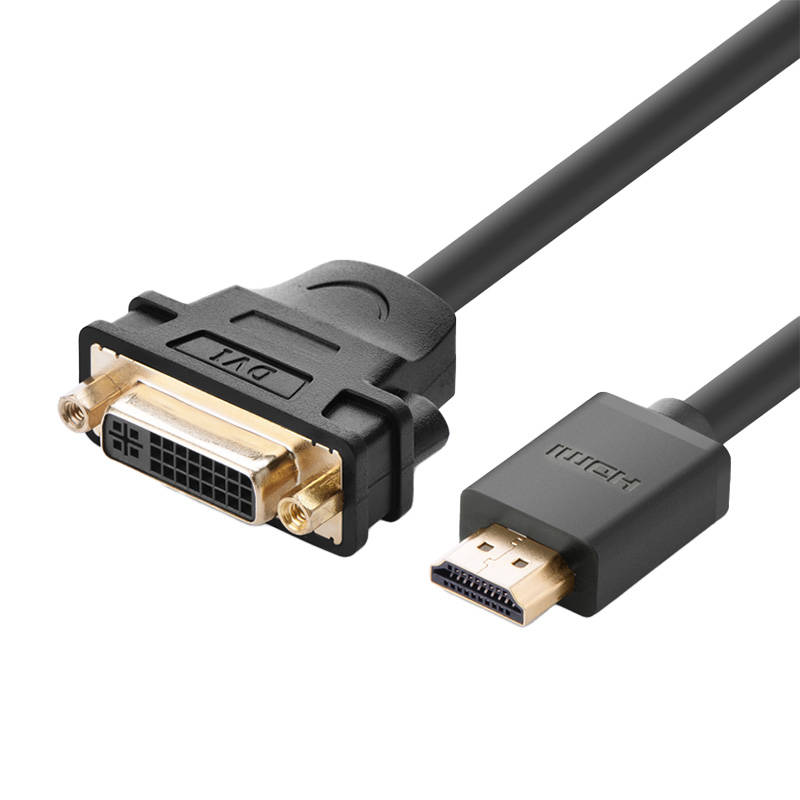 Adapter UGREEN HDMI muški na VGA ženski, 22cm (paket od 5 komada)