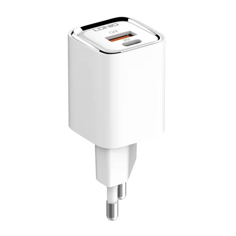 Zidni punjač LDNIO A2317C USB, USB-C 30W + USB-C - USB-C kabel