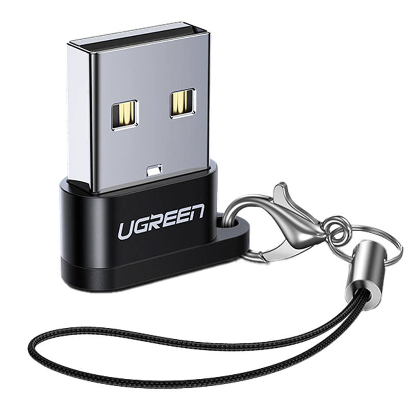 Bluetooth adapter UGREEN USB-C na USB-A 2.0 (crni) (paket od 5 komada)