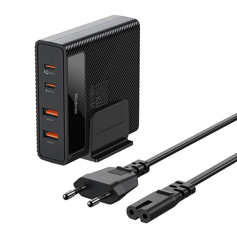 Stanica za punjenje GaN 100W Mcdodo CH-1802, 2x USB-C, 2x USB-A (crna)