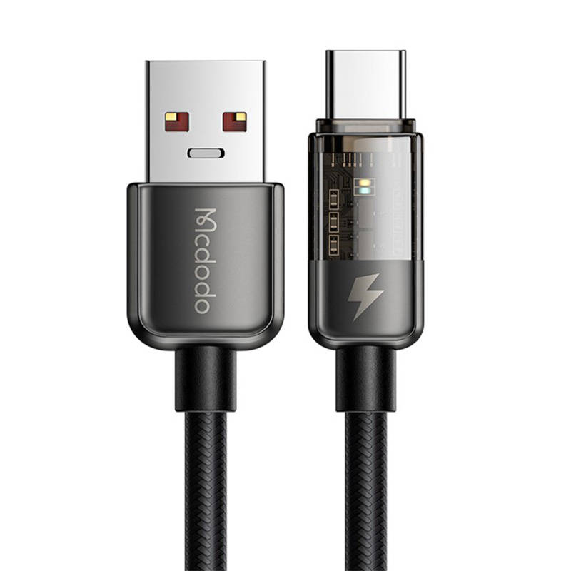 Kabel USB-C Mcdodo CA-3151 6A, 1.8m (crni) (paket od 5 komada)