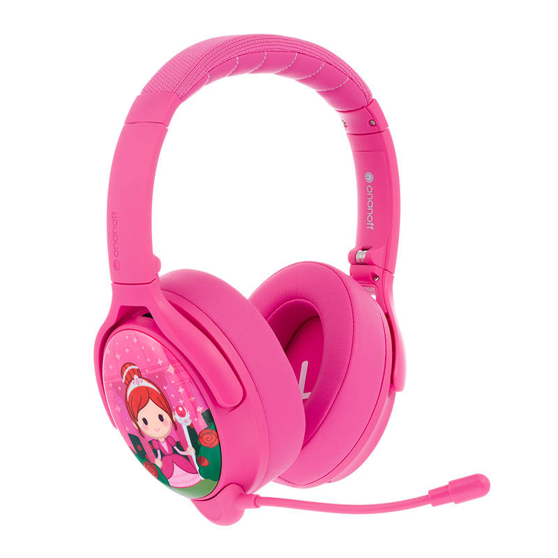 Bežične slušalice za djecu Buddyphones Cosmos Plus ANC (Pink)