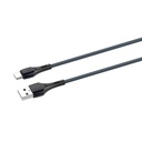 LDNIO LS522 USB - USB-C kabel od 2 m (sivo-plavi)