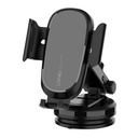 LDNIO Gravity Car Mount, MW21-1, s induktivnim punjačem 15 W (crni)