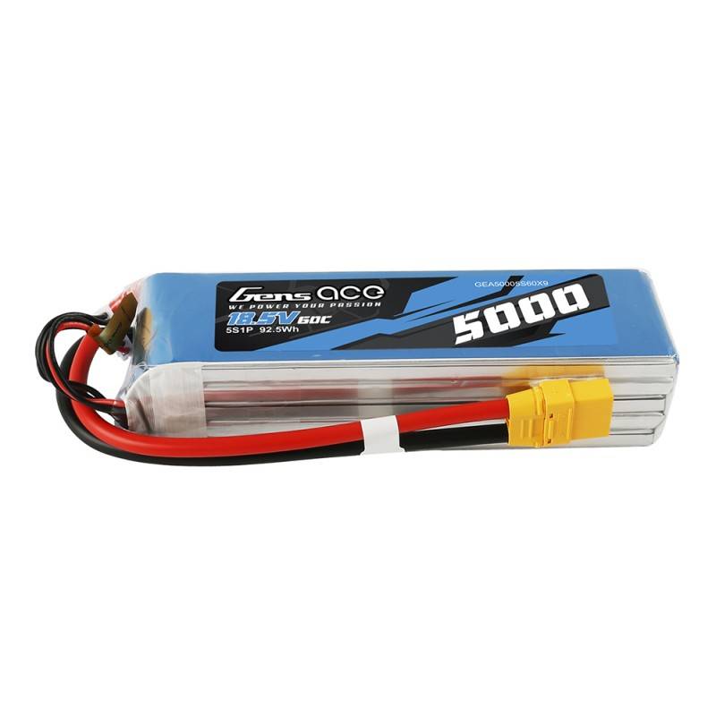 Baterija LiPo Gens Ace Bashing 5000mAh 18.5V 60C 5S1P - XT90