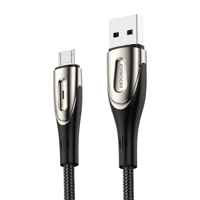 Micro USB 3A kabel za brzo punjenje 1,2 m Joyroom S-M411 (crni) (paket od 5 komada)