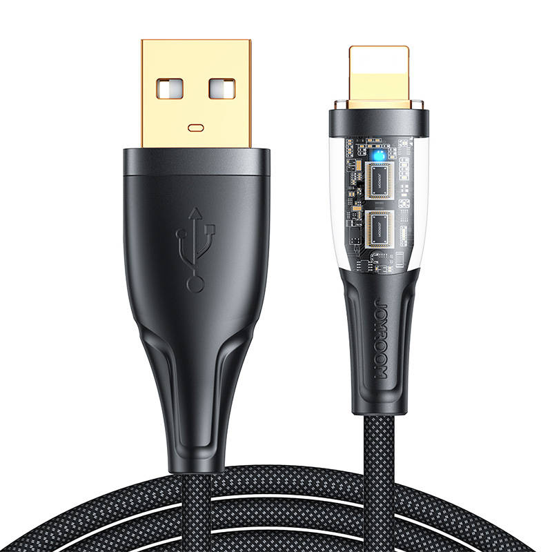 Kabel za USB-A / Lightning / 2.4A / 1.2m Joyroom S-UL012A3 (crni) (paket od 5 komada)