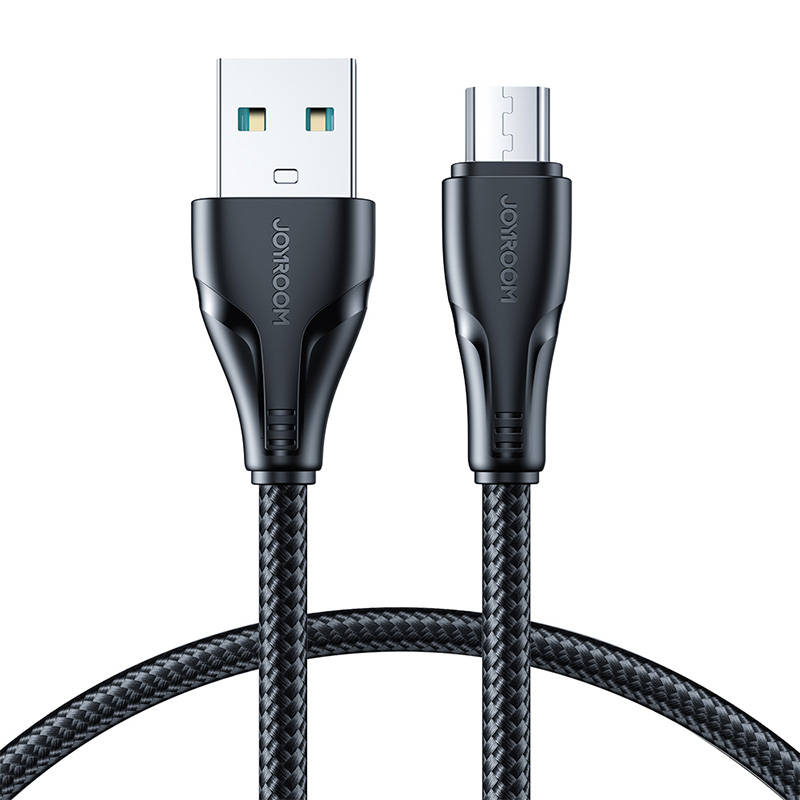 Kabel za Micro USB-A / Surpass / 0,25 m Joyroom S-UM018A11 (crni) (paket od 5 komada)