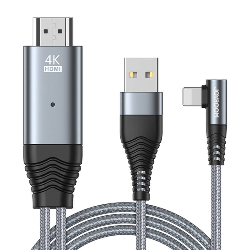 Kabel za zrcaljenje na HDMI / Lightning / 4K / 3m Joyroom SY-35L1 (sivo)