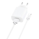 Brzi punjač Foneng 1x USB EU28 QC 3.0+ USB Type C kabel (paket od 5 komada)