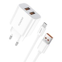 Brzi punjač Foneng 2x USB EU45 + USB Micro kabel