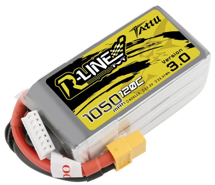 Akumulator Tattu R-Line 1050mAh 120C 22.2V 6S1P XT60