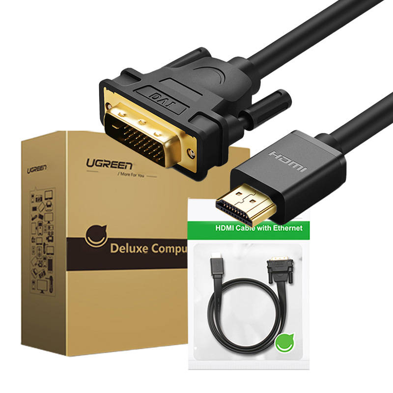 Kabel HDMI na DVI UGREEN 11150, 1,5m (crni)