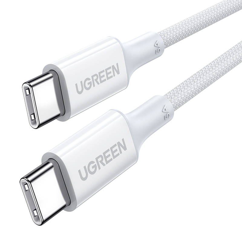 Kabel USB-C na USB-C UGREEN 15268, 1,5m (bijeli)