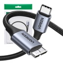 Kabel USB-C na Micro USB UGREEN 15232, 1m (space gray) (paket od 5 komada)