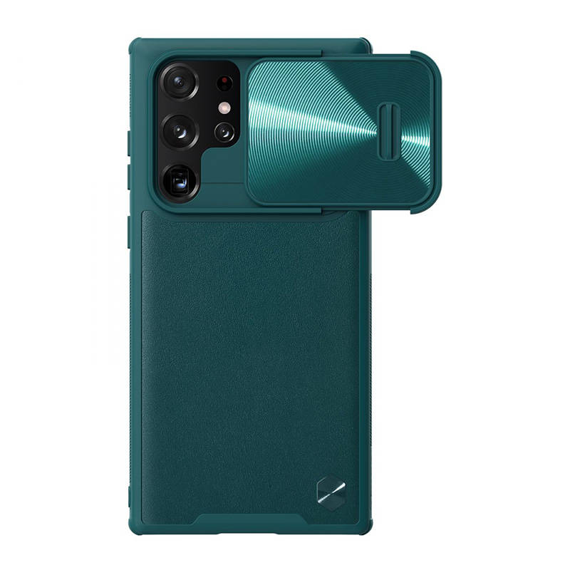 Nillkin CamShield kožna torbica za Samsung Galaxy S22 Ultra (Exuberant Green)