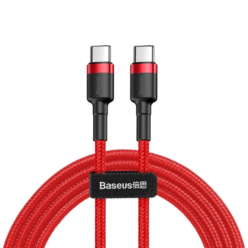 Baseus Cafule PD2.0 60W bljeskalica za punjenje USB za Type-C kabel (20V 3A) 2m crvena