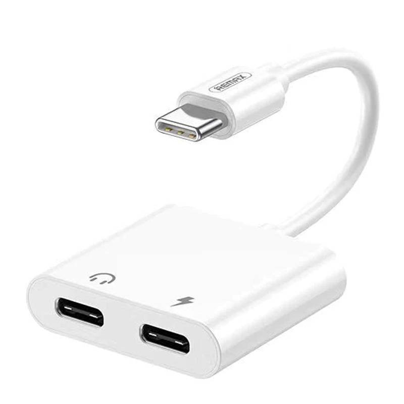 Audio adapter USB-C Remax REMINE (bijeli)