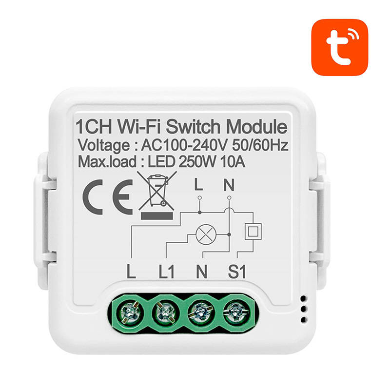 Modul pametnog prekidača WiFi Avatto N-WSM01-1 TUYA