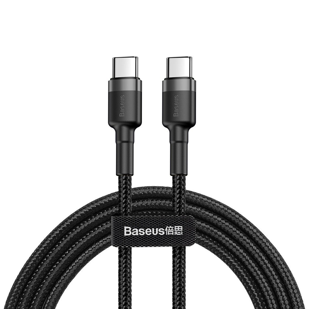 Baseus Cafule PD2.0 60W bljeskalica za punjenje USB za Type-C kabel (20V 3A) 2m siva+crna